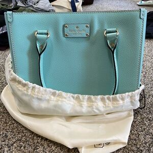Kate Spade mint spring tote